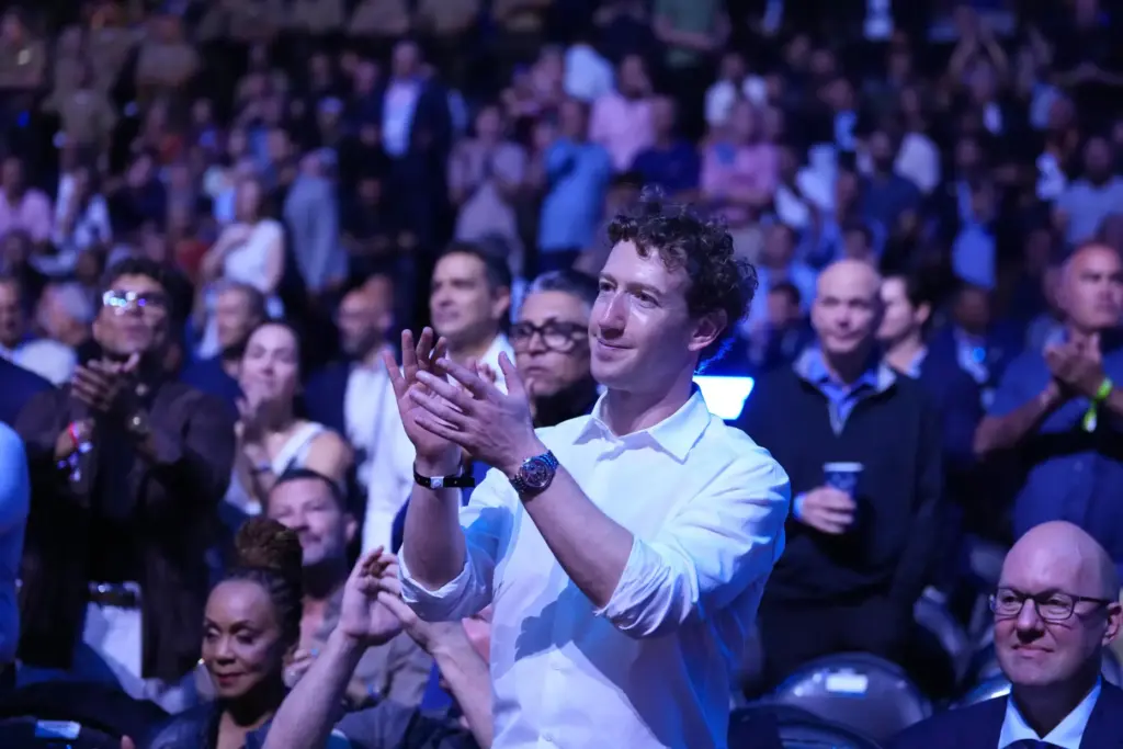 Meta CEO Mark Zuckerberg attends UFC Freedom 250.