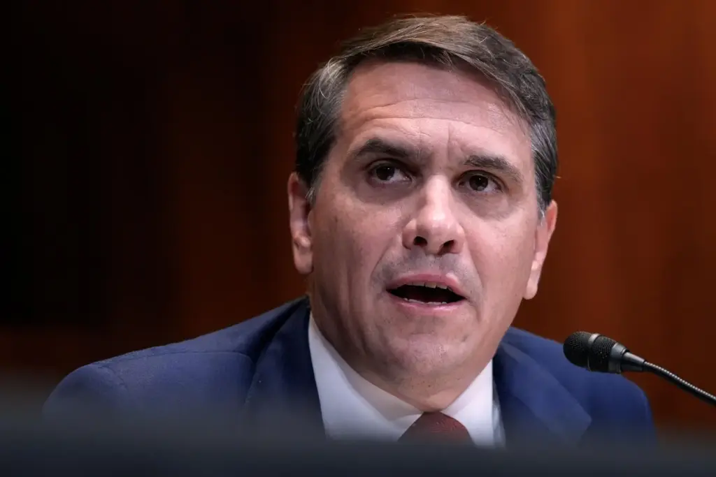 Acting Attorney General Todd Blanche testifies during a Senate Committee on Appropriations subcommittee hearing.
