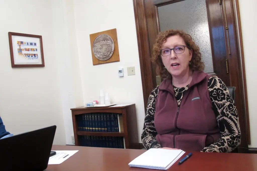 FILE – Carol Beecher, the new director of the Alaska...