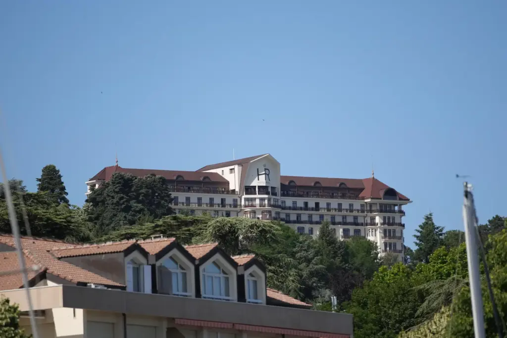A view of the Hotel Royal where leaders will meet