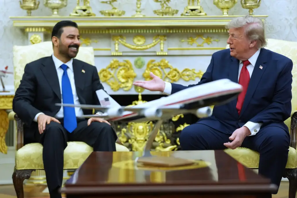 President Donald Trump meets with Iraq’s Prime Minister Ali al-Zaidi...