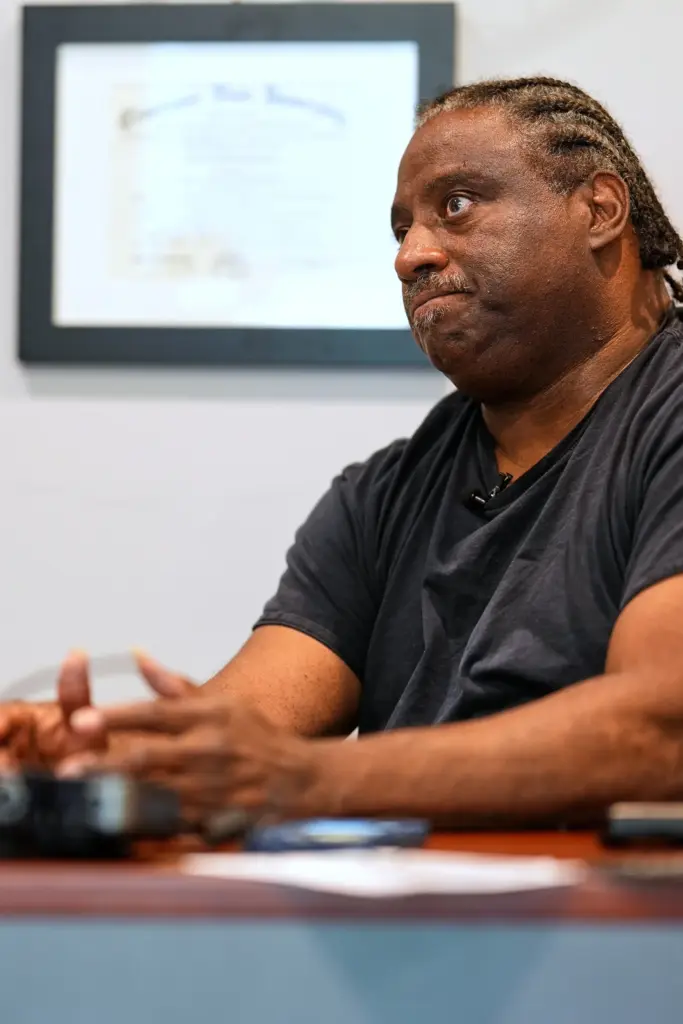 Evaniel Johnson expresses his concern about the circumstances of his...