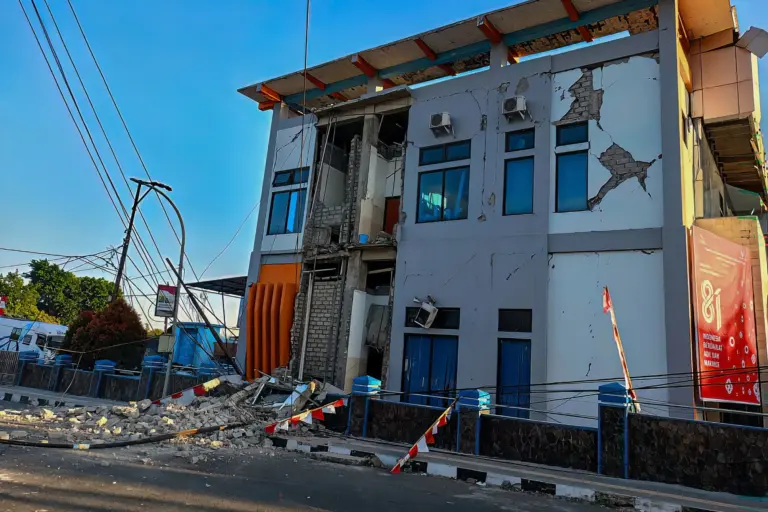 Magnitude 7.7 earthquake strikes off coast of Indonesia and tsunami warning issued