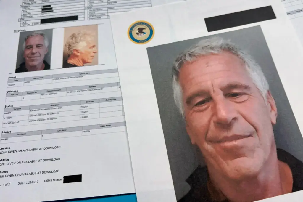 FILE – Documents that were included in the U.S. Department...