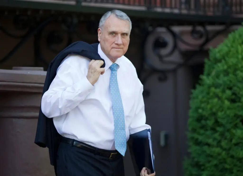 FILE – Senate Minority Leader Jon Kyl, R-Ariz., departs the...