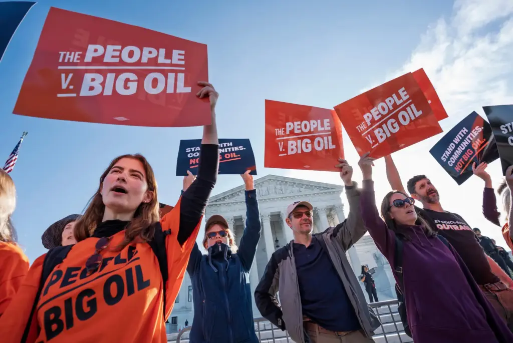 Activists take a stand as the Supreme Court begins its...