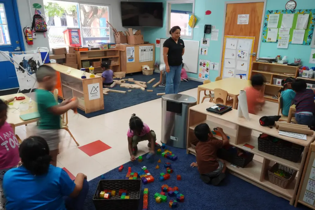 Children play at a Head Start preschool in Immokalee, Florida.